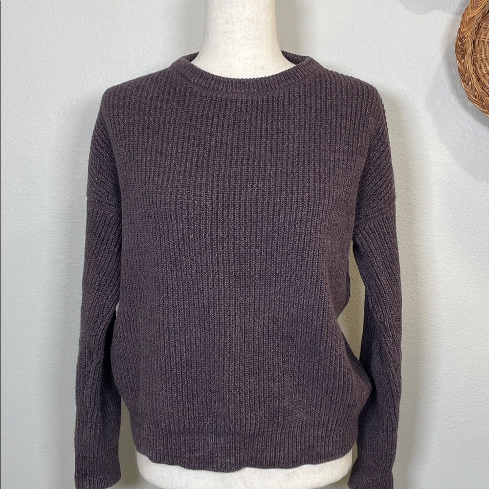REI Cotton Sweater Chunky Knit Pullover Crewneck Mens Womens Unisex Small